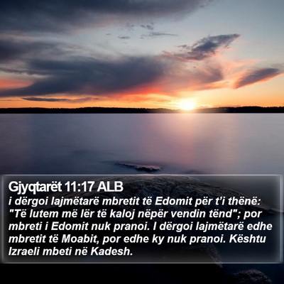 Gjyqtarët 11:17 ALB Bible Verse Image