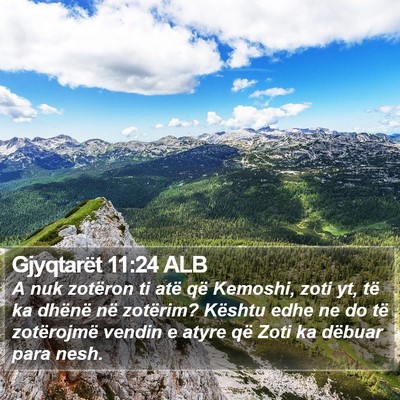 Gjyqtarët 11:24 ALB Bible Verse Image