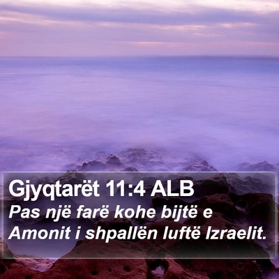 Gjyqtarët 11:4 ALB Bible Verse Image
