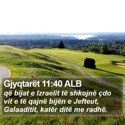 Gjyqtarët 11:40 ALB Bible Verse Image