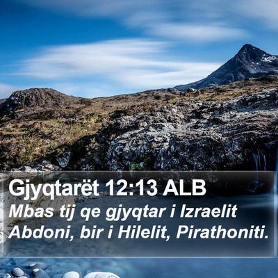 Gjyqtarët 12:13 ALB Bible Verse Image