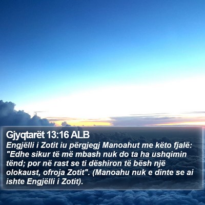 Gjyqtarët 13:16 ALB Bible Verse Image