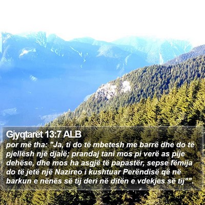 Gjyqtarët 13:7 ALB Bible Verse Image