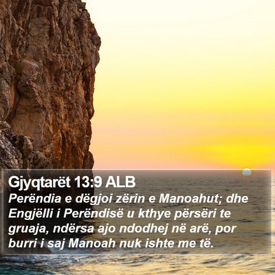 Gjyqtarët 13:9 ALB Bible Verse Image