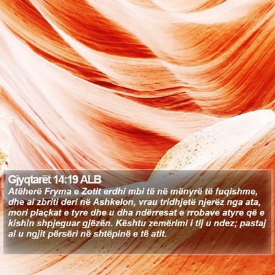 Gjyqtarët 14:19 ALB Bible Verse Image