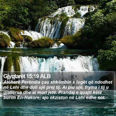 Gjyqtarët 15:19 ALB Bible Verse Image