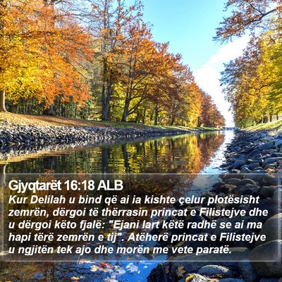 Gjyqtarët 16:18 ALB Bible Verse Image