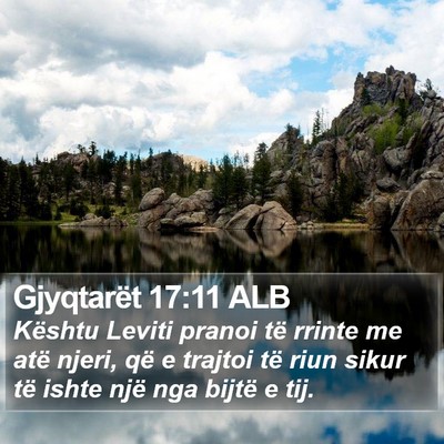Gjyqtarët 17:11 ALB Bible Verse Image