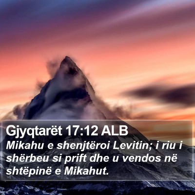 Gjyqtarët 17:12 ALB Bible Verse Image