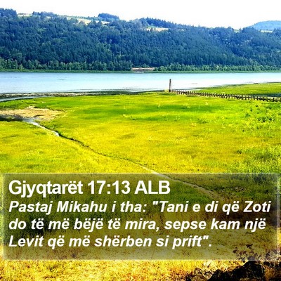Gjyqtarët 17:13 ALB Bible Verse Image