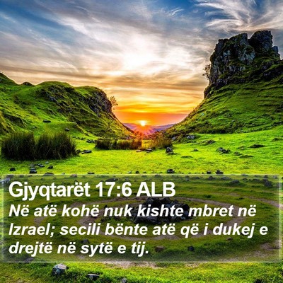 Gjyqtarët 17:6 ALB Bible Verse Image
