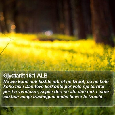 Gjyqtarët 18:1 ALB Bible Verse Image