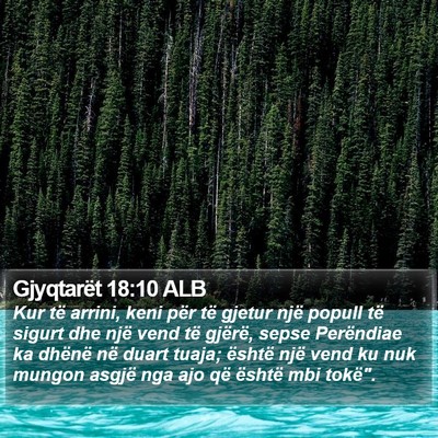 Gjyqtarët 18:10 ALB Bible Verse Image