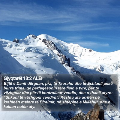 Gjyqtarët 18:2 ALB Bible Verse Image