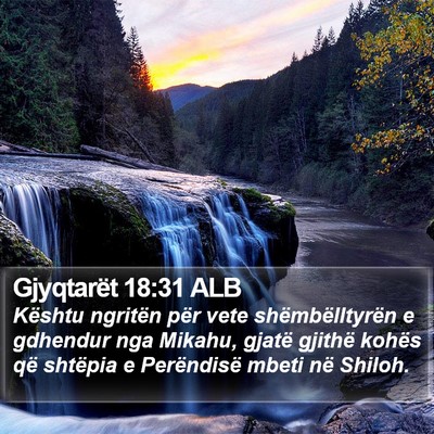Gjyqtarët 18:31 ALB Bible Verse Image