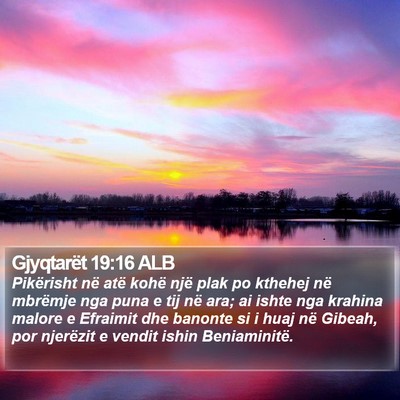 Gjyqtarët 19:16 ALB Bible Verse Image