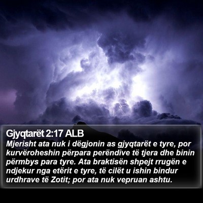 Gjyqtarët 2:17 ALB Bible Verse Image