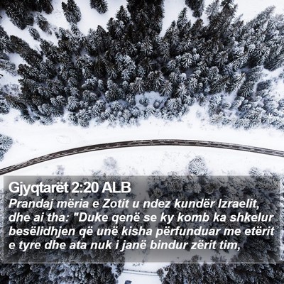 Gjyqtarët 2:20 ALB Bible Verse Image