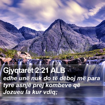 Gjyqtarët 2:21 ALB Bible Verse Image