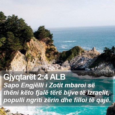 Gjyqtarët 2:4 ALB Bible Verse Image