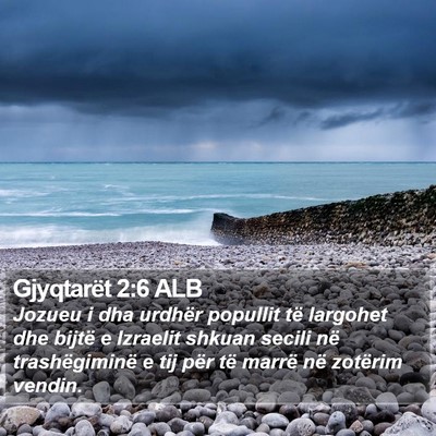 Gjyqtarët 2:6 ALB Bible Verse Image
