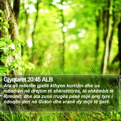Gjyqtarët 20:45 ALB Bible Verse Image