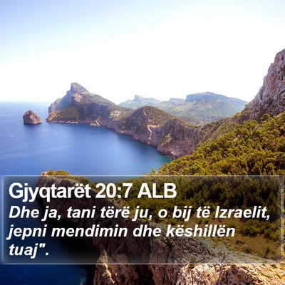 Gjyqtarët 20:7 ALB Bible Verse Image