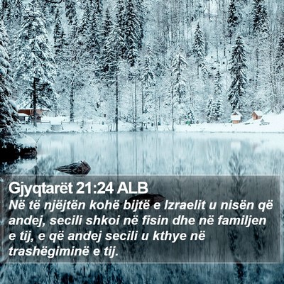 Gjyqtarët 21:24 ALB Bible Verse Image