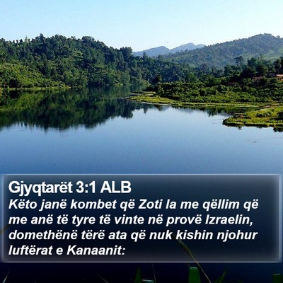 Gjyqtarët 3:1 ALB Bible Verse Image