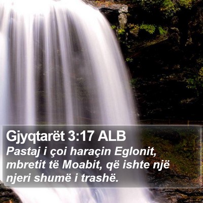 Gjyqtarët 3:17 ALB Bible Verse Image
