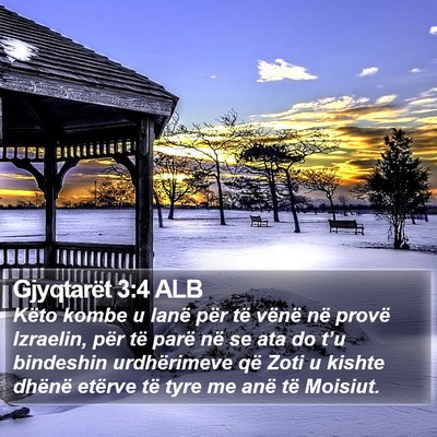 Gjyqtarët 3:4 ALB Bible Verse Image