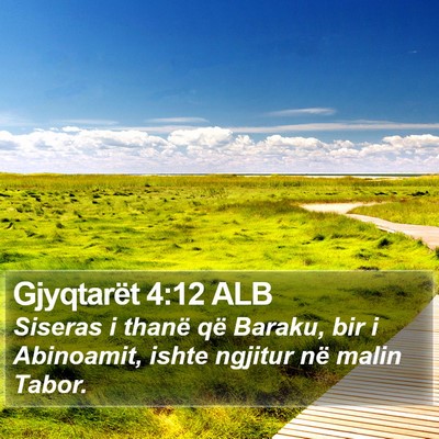 Gjyqtarët 4:12 ALB Bible Verse Image