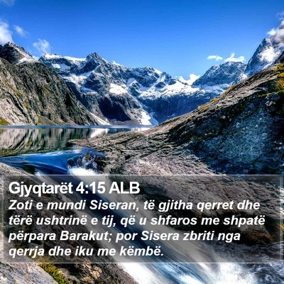 Gjyqtarët 4:15 ALB Bible Verse Image
