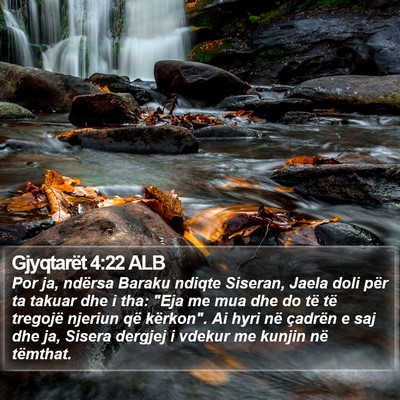 Gjyqtarët 4:22 ALB Bible Verse Image