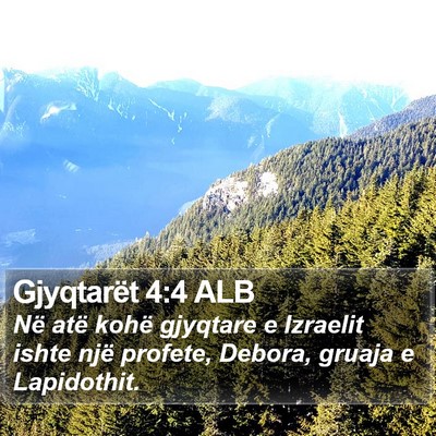Gjyqtarët 4:4 ALB Bible Verse Image