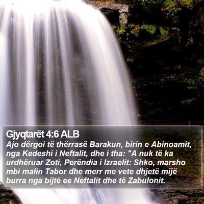 Gjyqtarët 4:6 ALB Bible Verse Image