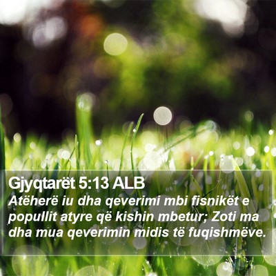 Gjyqtarët 5:13 ALB Bible Verse Image