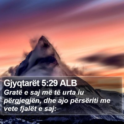 Gjyqtarët 5:29 ALB Bible Verse Image