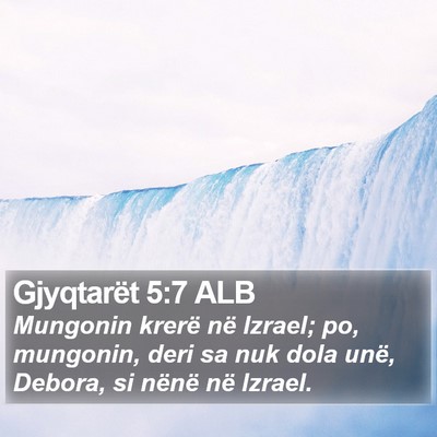 Gjyqtarët 5:7 ALB Bible Verse Image