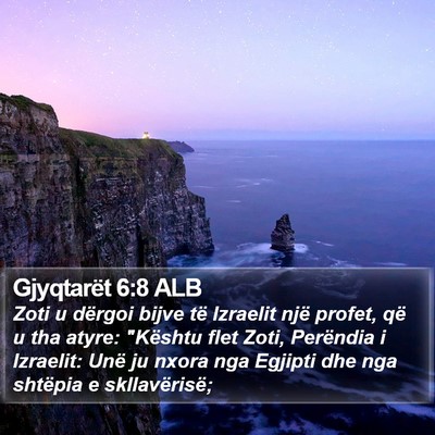 Gjyqtarët 6:8 ALB Bible Verse Image