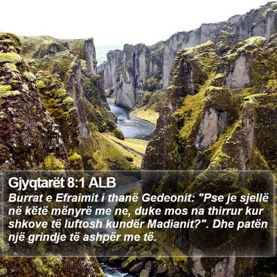 Gjyqtarët 8:1 ALB Bible Verse Image