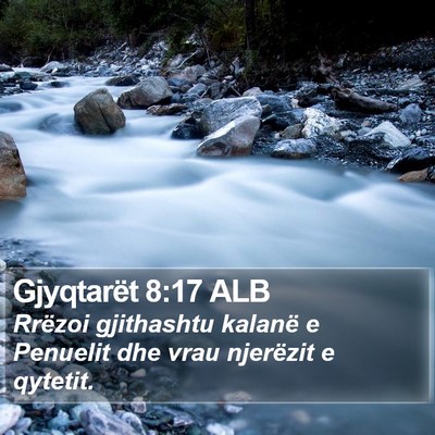 Gjyqtarët 8:17 ALB Bible Verse Image