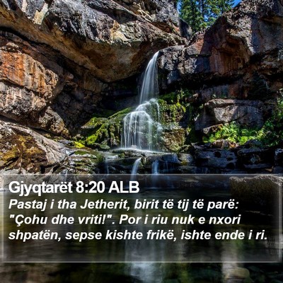 Gjyqtarët 8:20 ALB Bible Verse Image