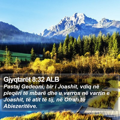 Gjyqtarët 8:32 ALB Bible Verse Image