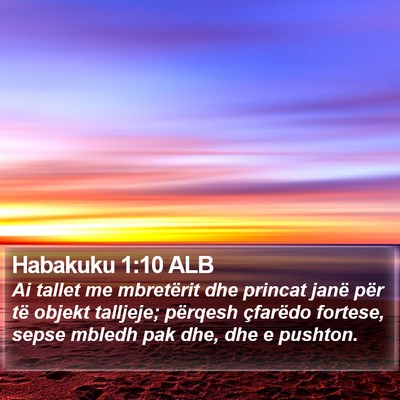 Habakuku 1:10 ALB Bible Verse Image