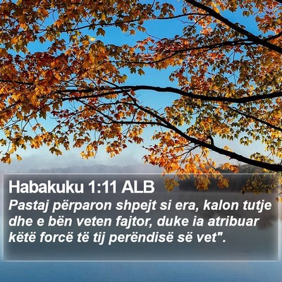 Habakuku 1:11 ALB Bible Verse Image