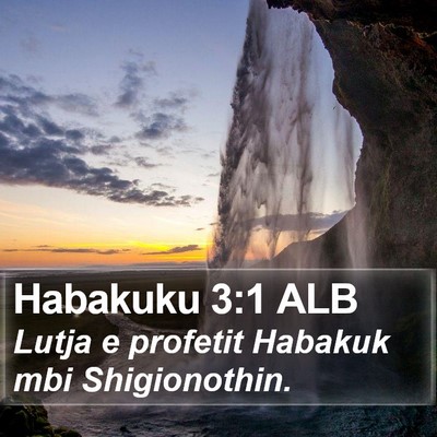 Habakuku 3:1 ALB Bible Verse Image