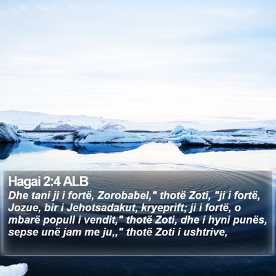 Hagai 2:4 ALB Bible Verse Image
