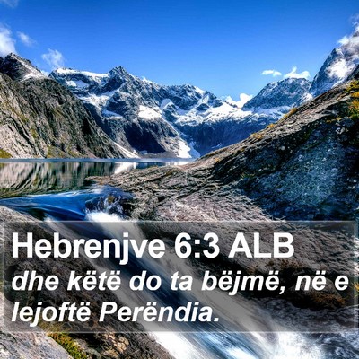 Hebrenjve 6:3 ALB Bible Verse Image