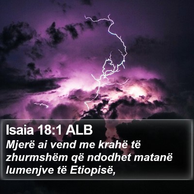 Isaia 18:1 ALB Bible Verse Image